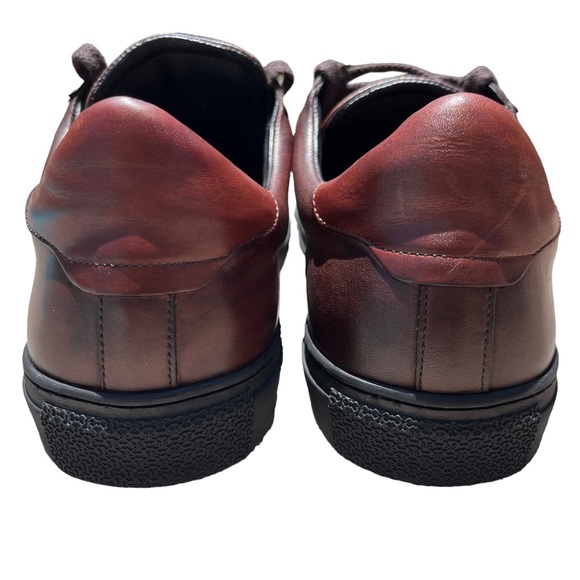 G Brown Flight Calfskin Sneaker, Men’s 11.5 Casual Fashion Shoe Minimalist Clean - Picture 5 of 15